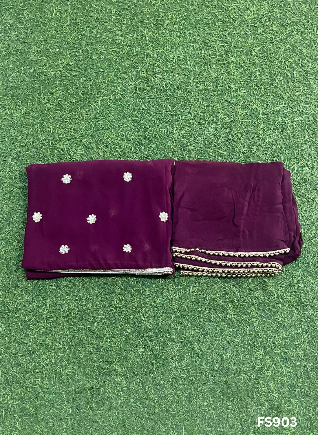 FS915 | Red  | Georgette Suit | Casual Wear | Regular Wear | Festival |