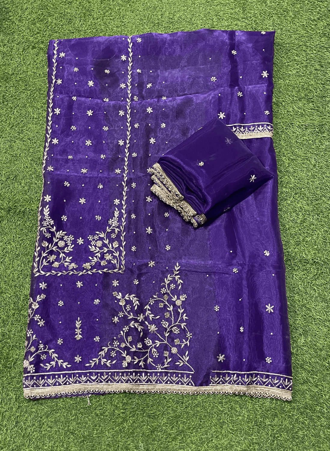 FS216 | Glass Shimmer Suit | Party Wear | Wedding | Jaggo | Ring Ceremony | Festival | F9IAAA