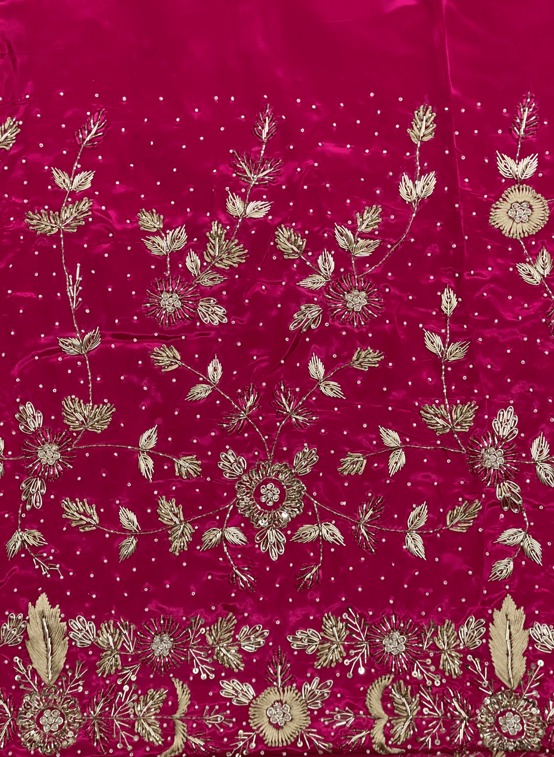 Hot Pink | Crepe | Crepe Suit | Wedding | Party Wear | Ring Ceremony | Festival Suit | Allover suit| FS146