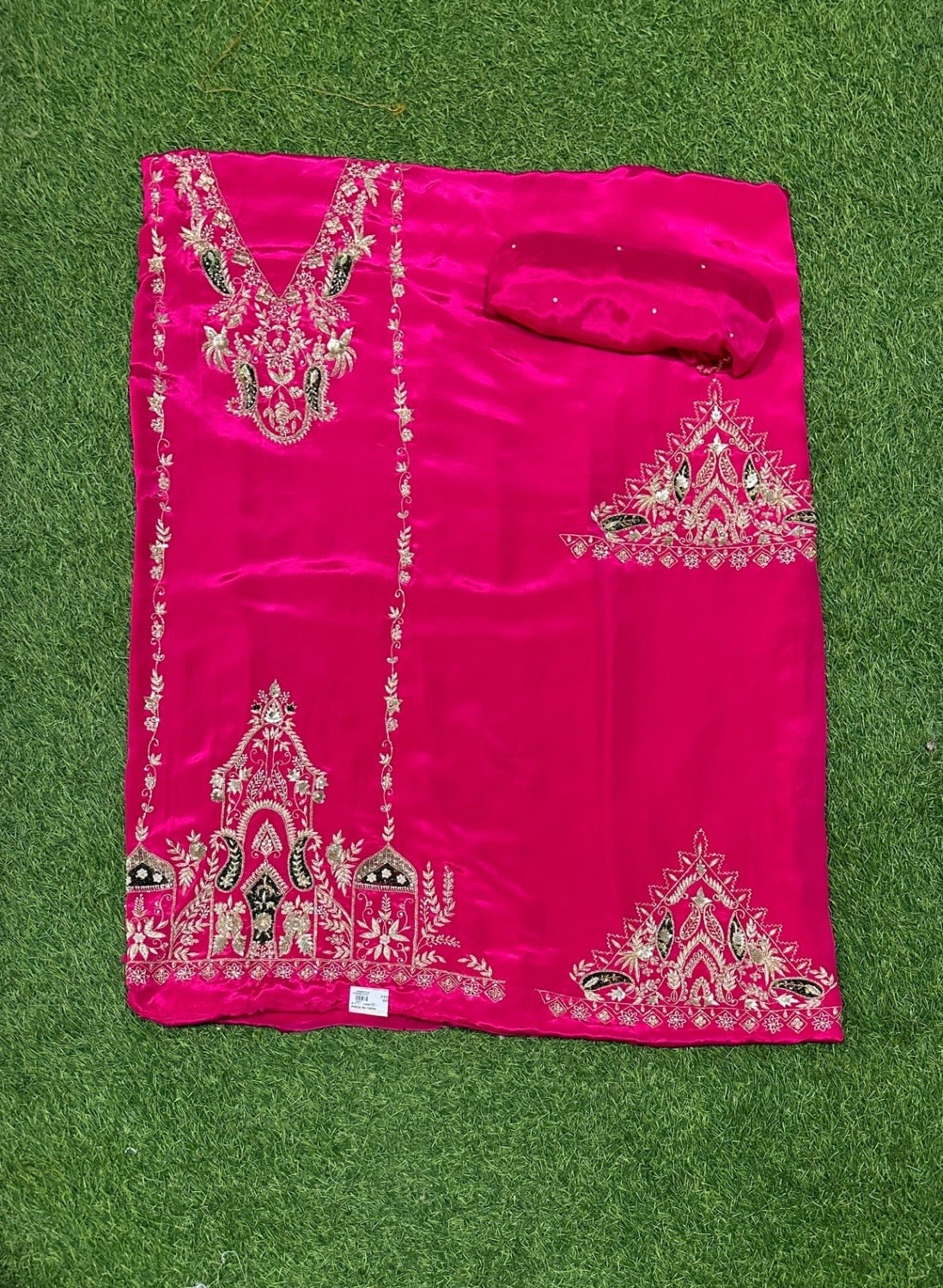 FS160 | Hot pink | Crepe Suit | Wedding | Party Wear | Casual wear | Festival Suit | F9JCAA