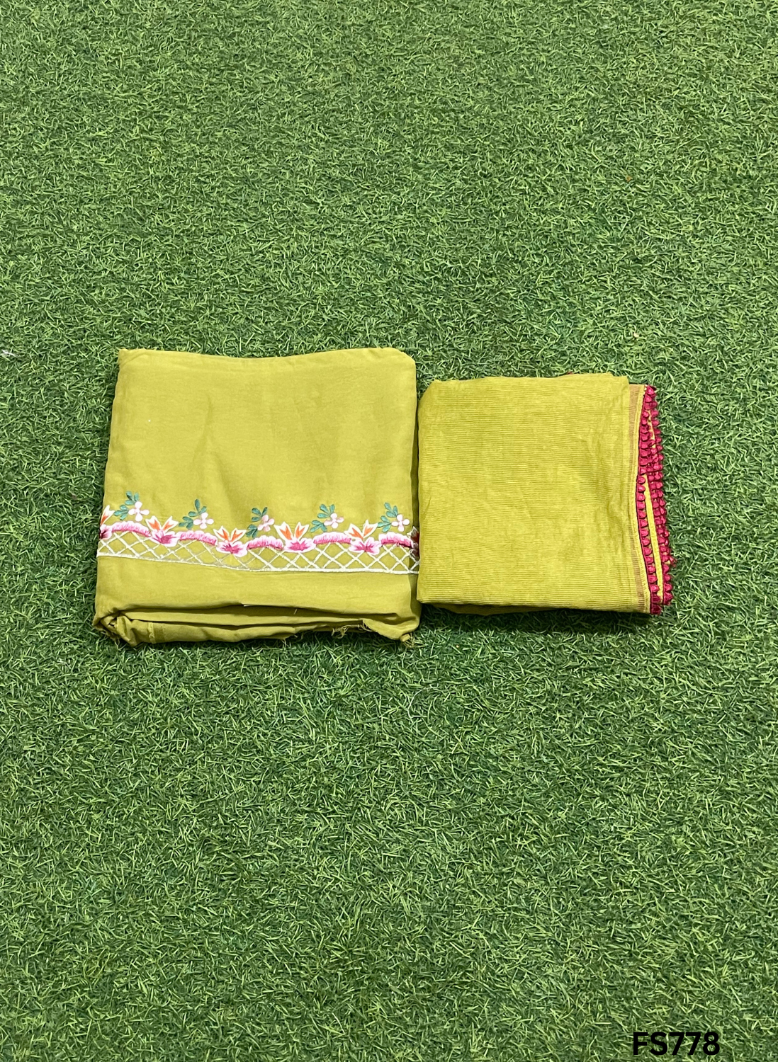 FS778 | Muslin Cotton | Suit | Casual wear | Summer Suits | Regular wear | F9CFAA