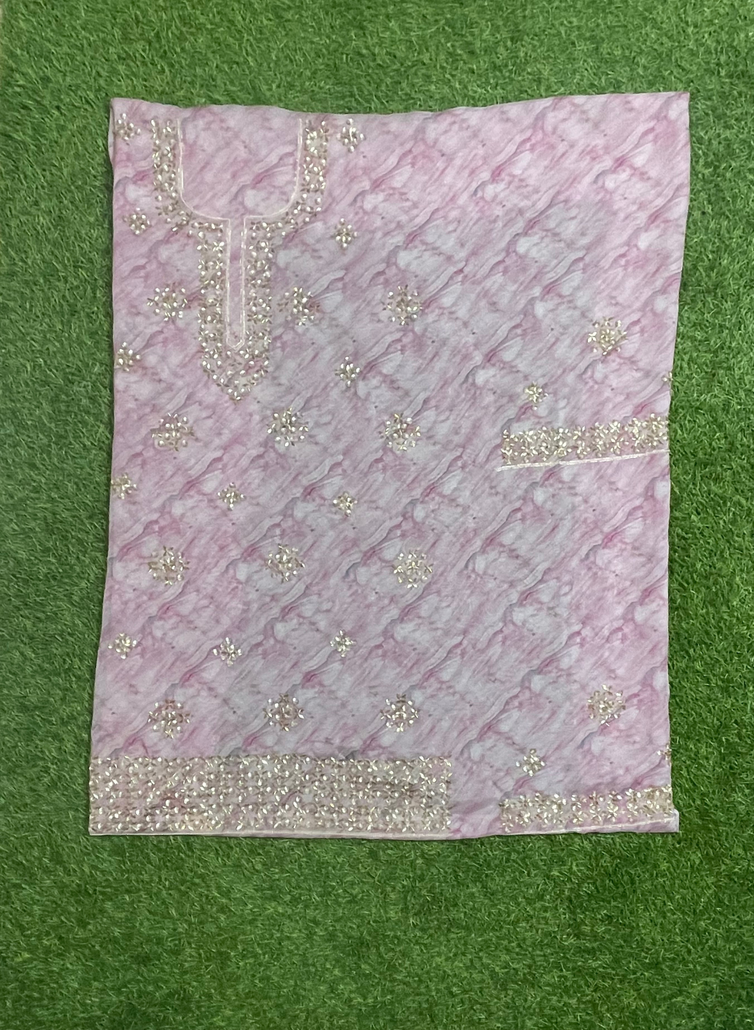 FS328 | Lavender | Organza Suit | Party Wear | Wedding | Ring Ceremony | Festival | Bridal | F9EFAA