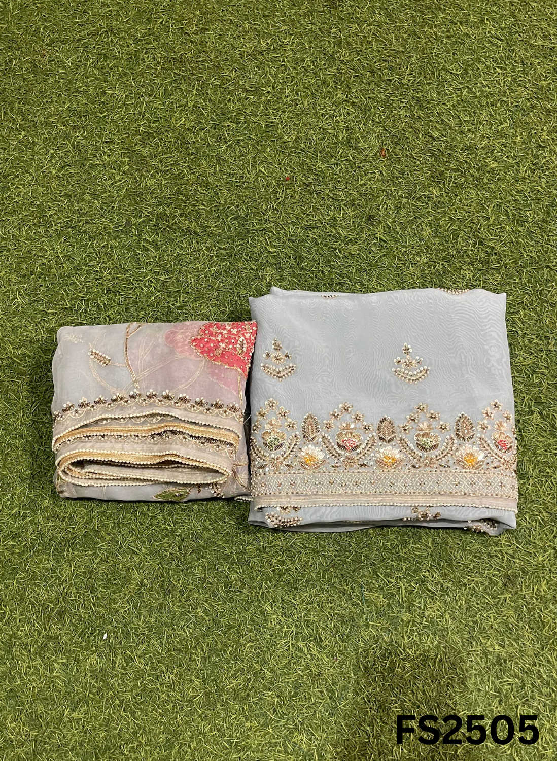 FS2505 | Pista | Pure Organza | Suit | Wedding | Party Wear | Ring Ceremony | Festival Suit | Allover suit