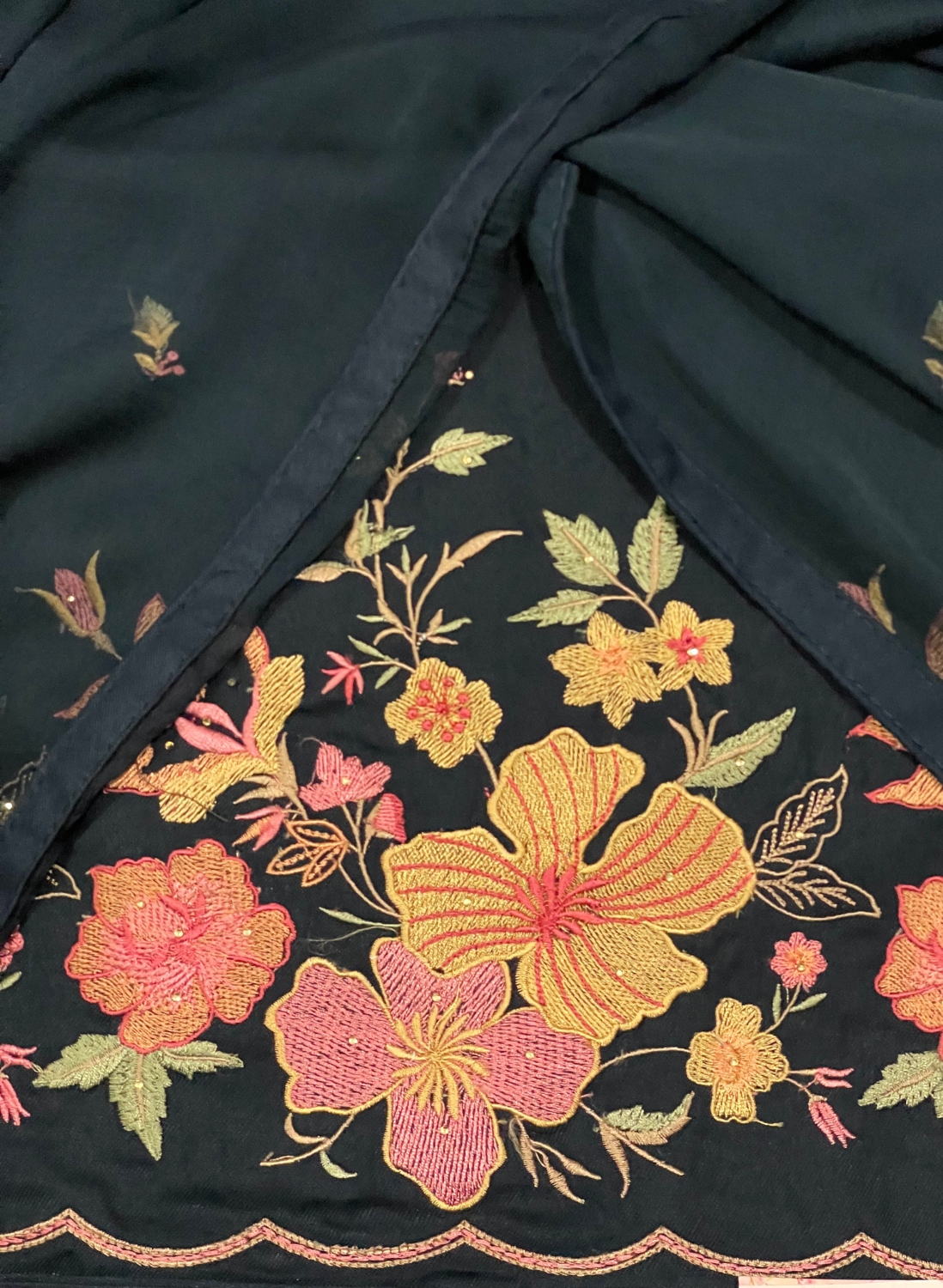 Pashmina Dark blue suite| Winter wear | Casual Wear | Regular Wear | Festival Suit | Allover suit