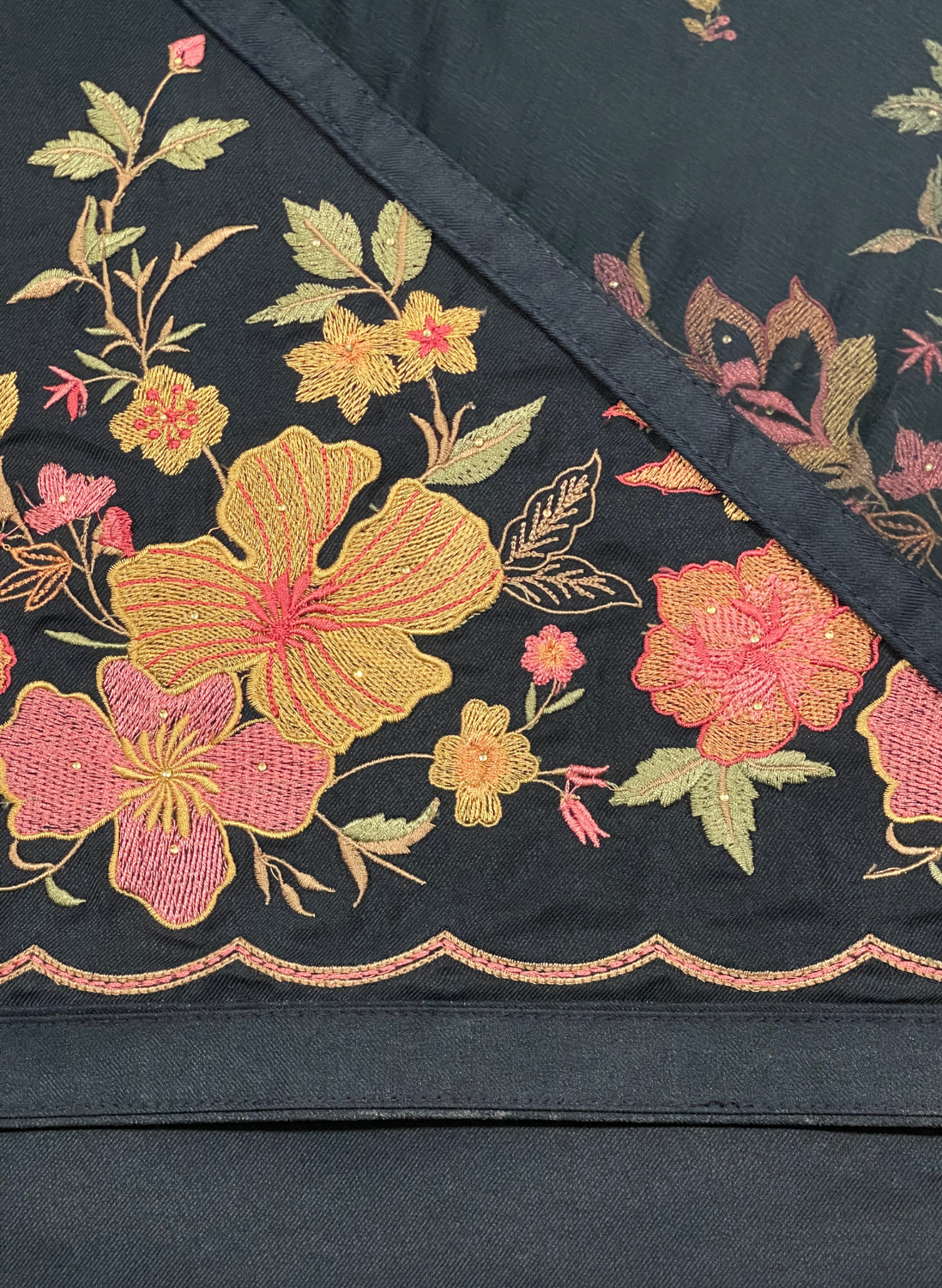 Pashmina Dark blue suite| Winter wear | Casual Wear | Regular Wear | Festival Suit | Allover suit