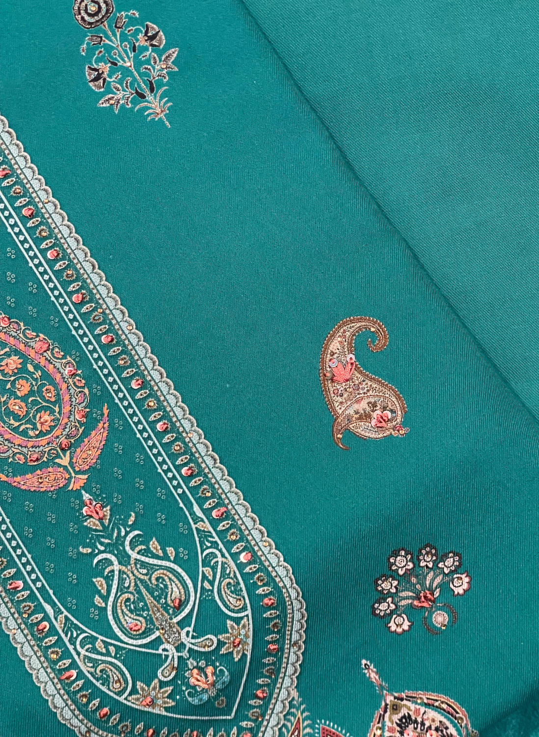 Peacock Pashmina Suite | Pashmina | Party Wear | Casual Wear | Winter Wear| Festival