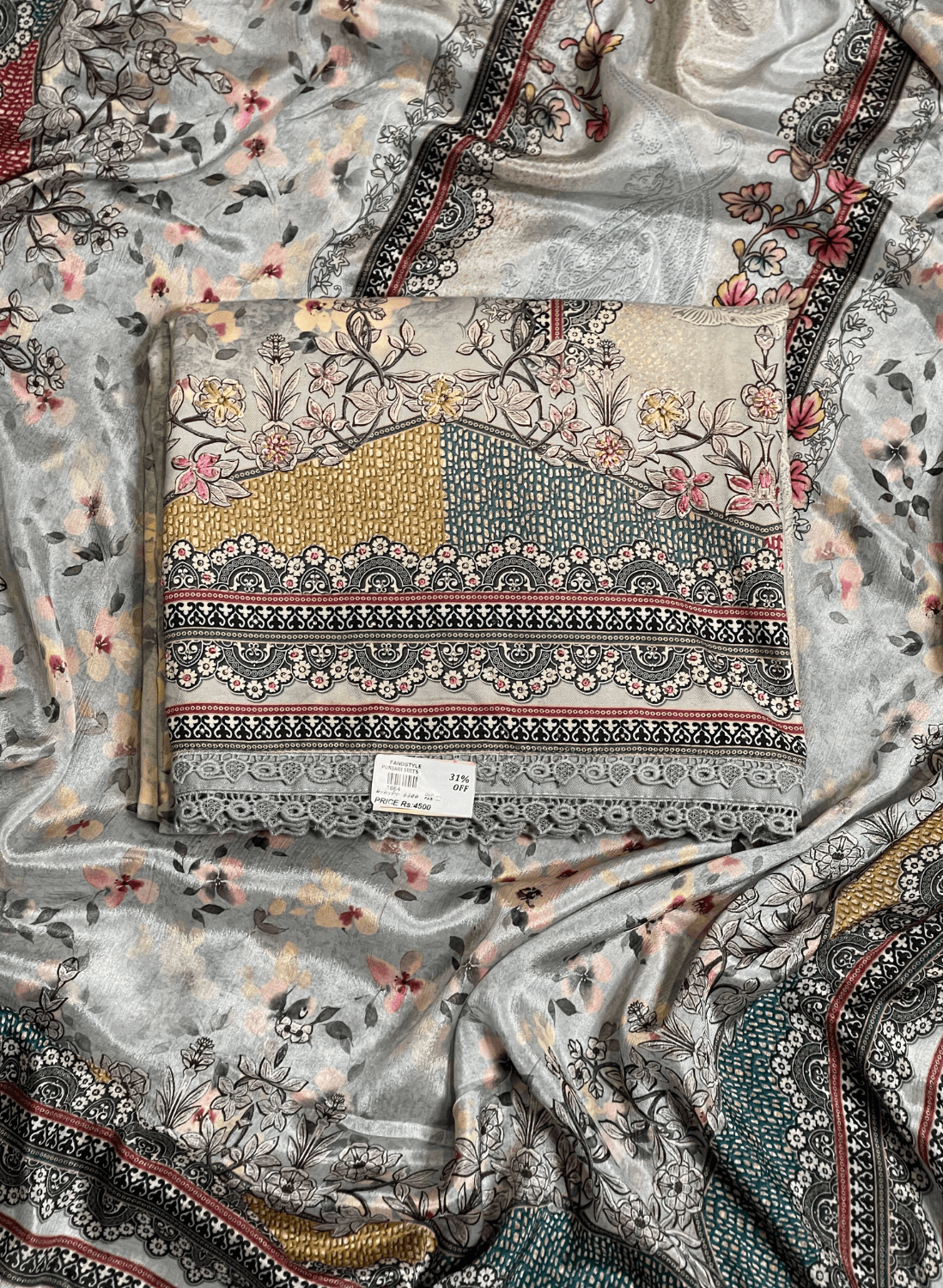 Gray | Pashmina Suit | Party Wear | Casual Wear | Winter Wear | Festival| FS