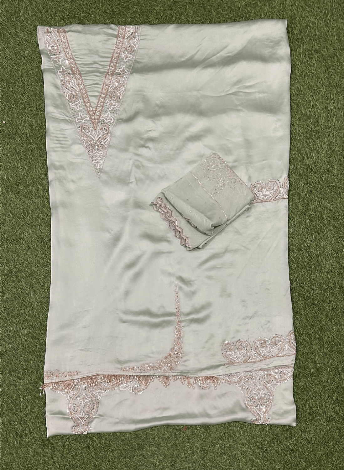 Pista Crepe | Crepe Suit | Wedding | Party Wear | Ring Ceremony | Festival Suit |