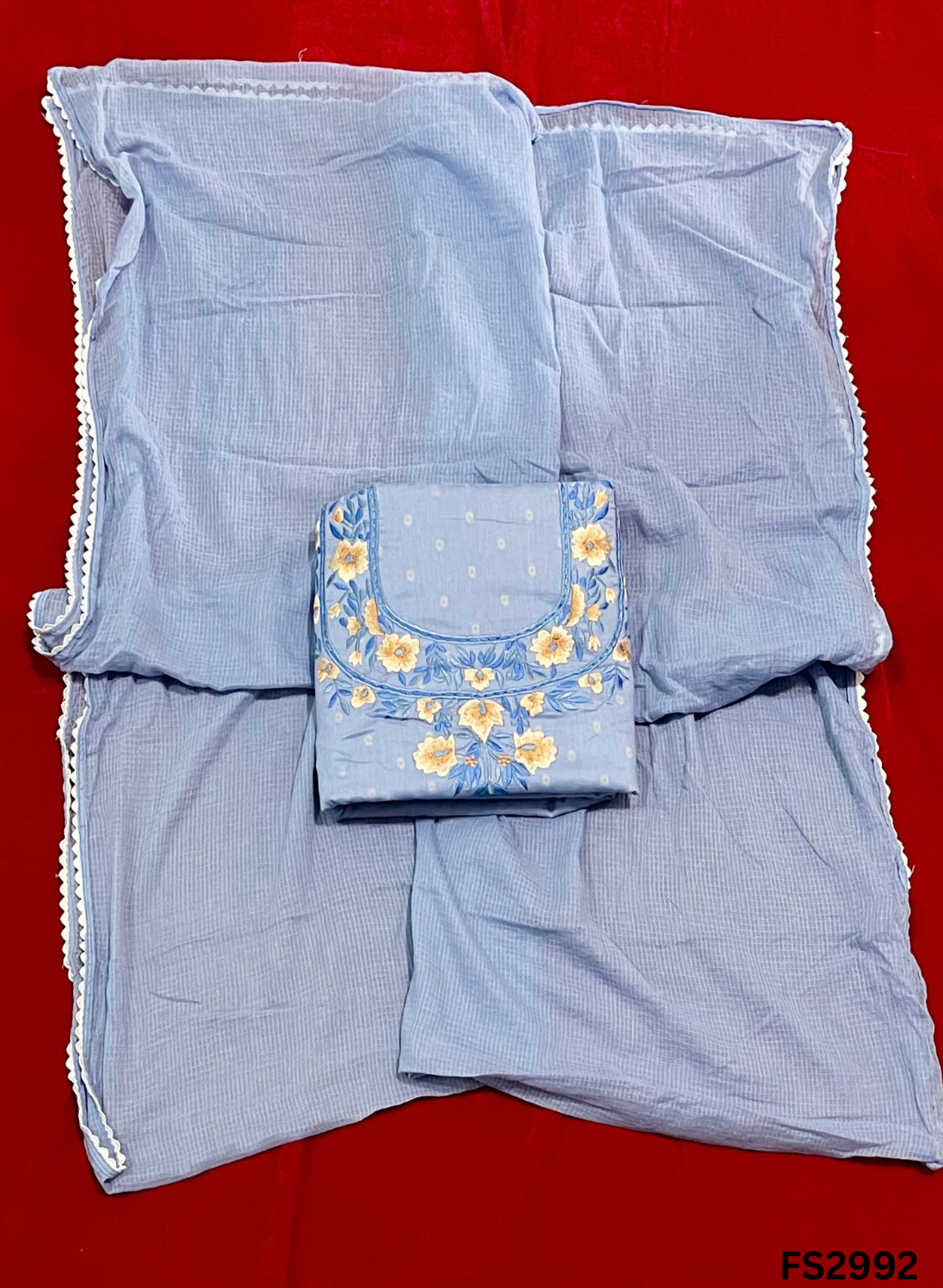 FS2992 | Pure Cotton Suit | Casual wear | Summer Suits | Regular wear