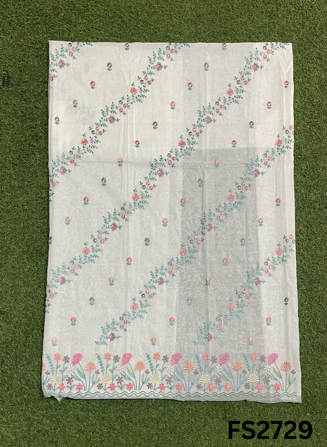 FS2729 | Pure Mal Chanderi Cotton Suit | Casual wear | Summer Suits | Regular wear