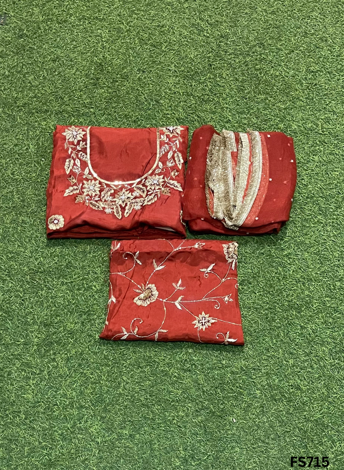 FS715 | Royal-Blue | Silk | Kurti-Lehenga | Party Wear | Wedding | Jaggo | Festival |