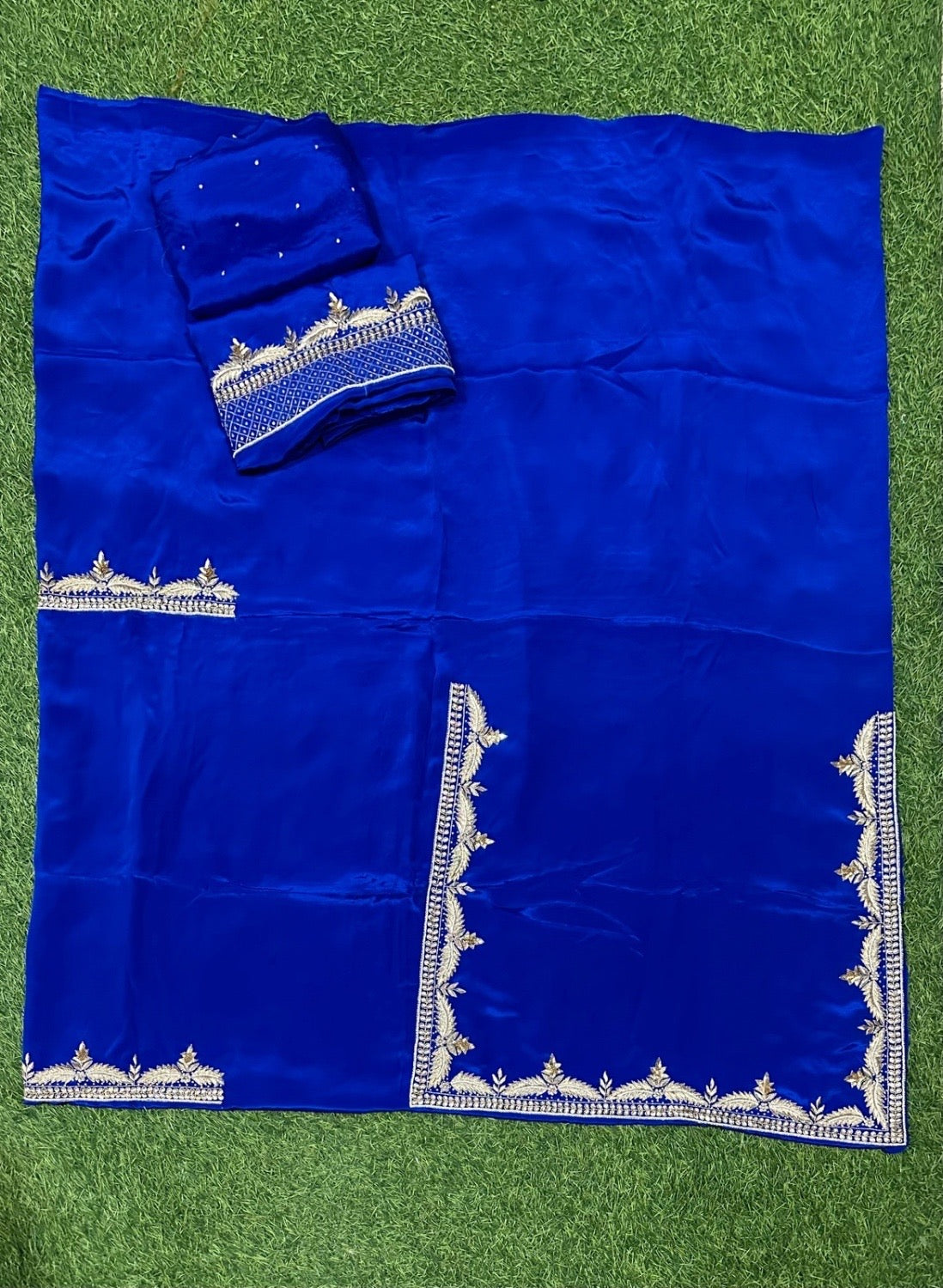 Royal blue | Crepe Suit | Wedding | Party Wear | Casual wear | Festival Suit | | FS009