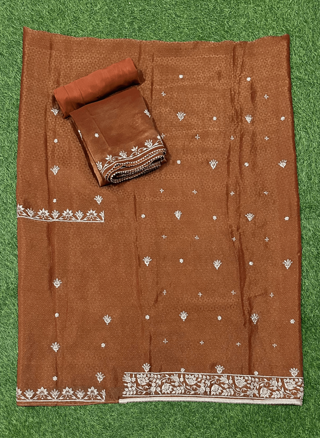 Rust Shimmer Suit | Party Wear | Wedding | Jaggo | Ring Ceremony | Festival|