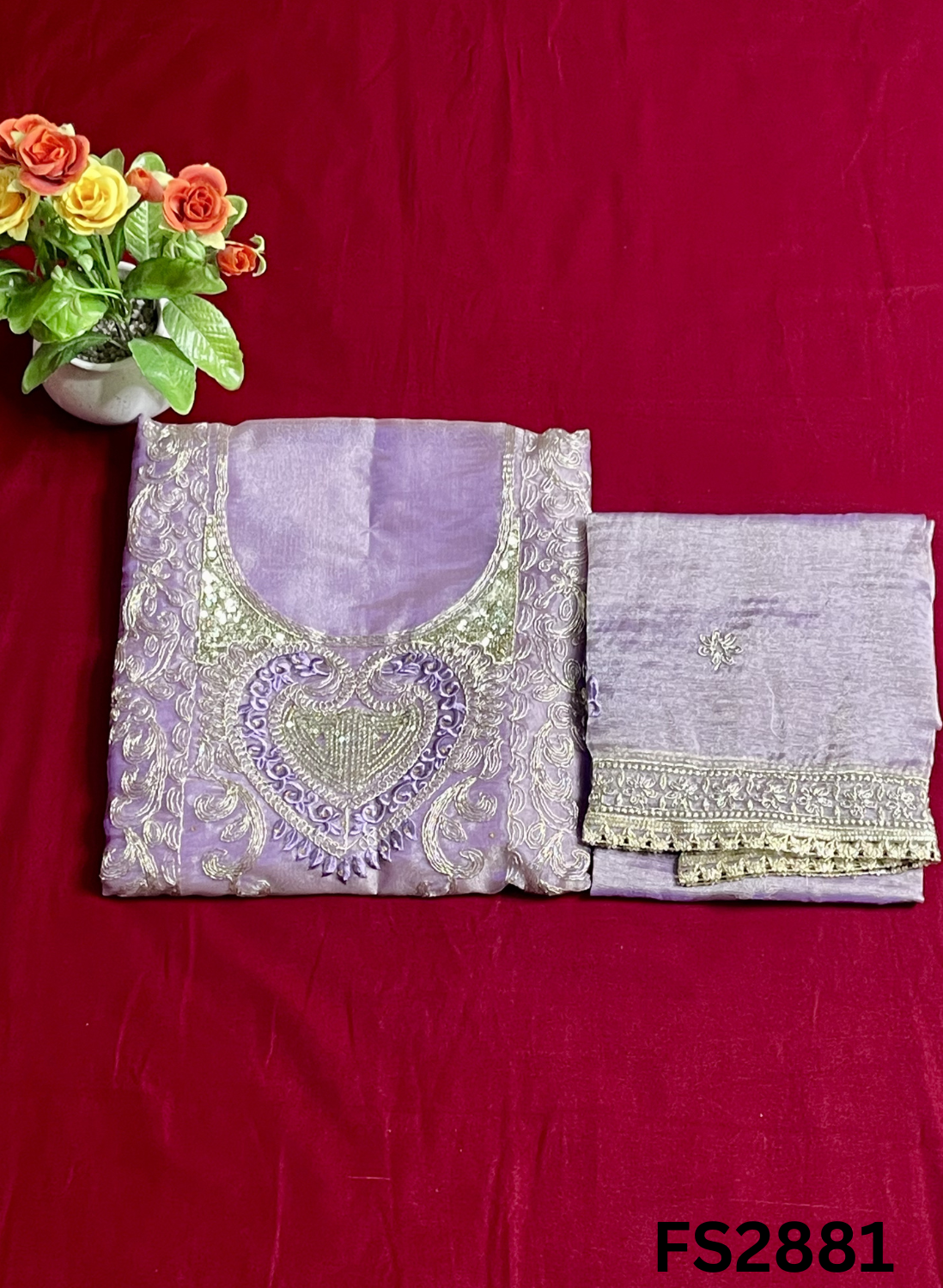 FS2881 | Shimmer Suit | Kurti-Lehnga | Party Wear | Wedding | Jaggo | Ring Ceremony | Festival