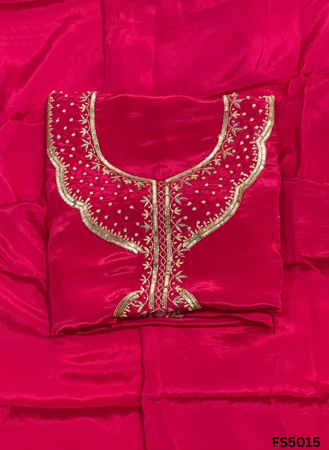 FS5015 | Silk Suit | Party Wear | Jaggo Wear | Ring Ceremony Suit | Festival Suit