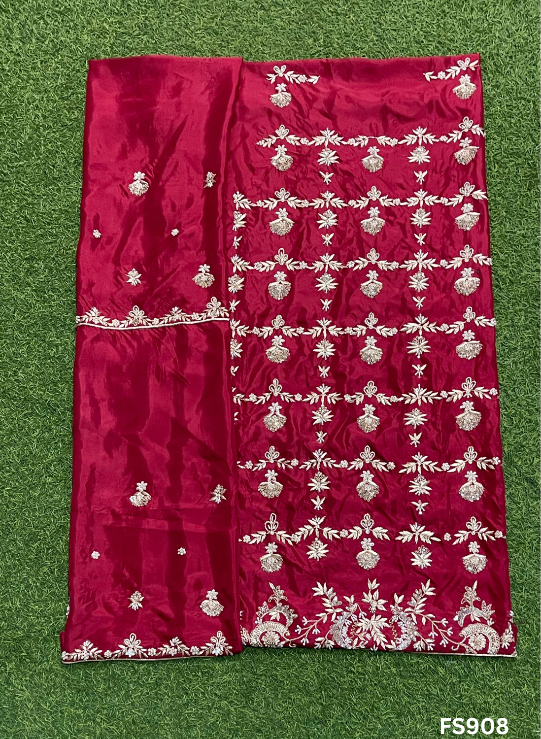 FS908 | Mehroon | Silk Suit | Wedding | Party Wear | Ring Ceremony | Festival Suit | Allover suit