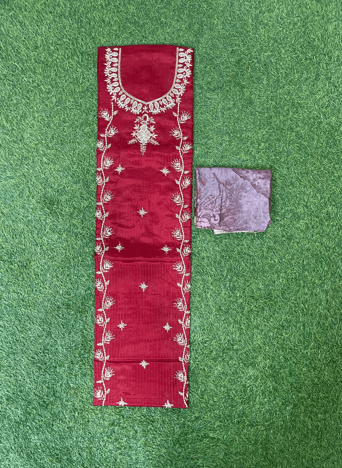 Mehroon | Silk Suit | Regular Wear | Casual Wear | Festival | Jaggo Suits | Wedding Suits| FS015