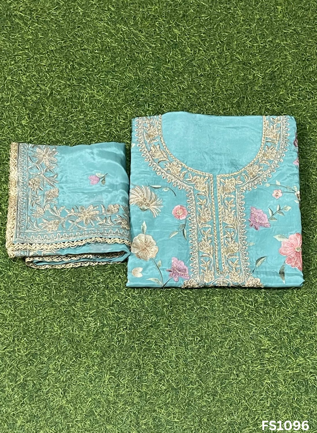 FS1096 | Tabi-Silk | Suit | Wedding | Party Wear | Ring Ceremony | Festival Suit | Allover suit |