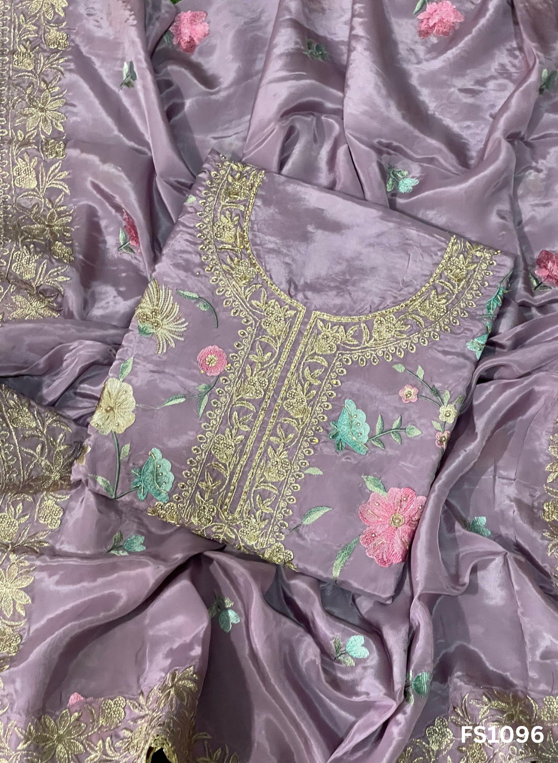 FS1096 | Tabi-Silk | Suit | Wedding | Party Wear | Ring Ceremony | Festival Suit | Allover suit |