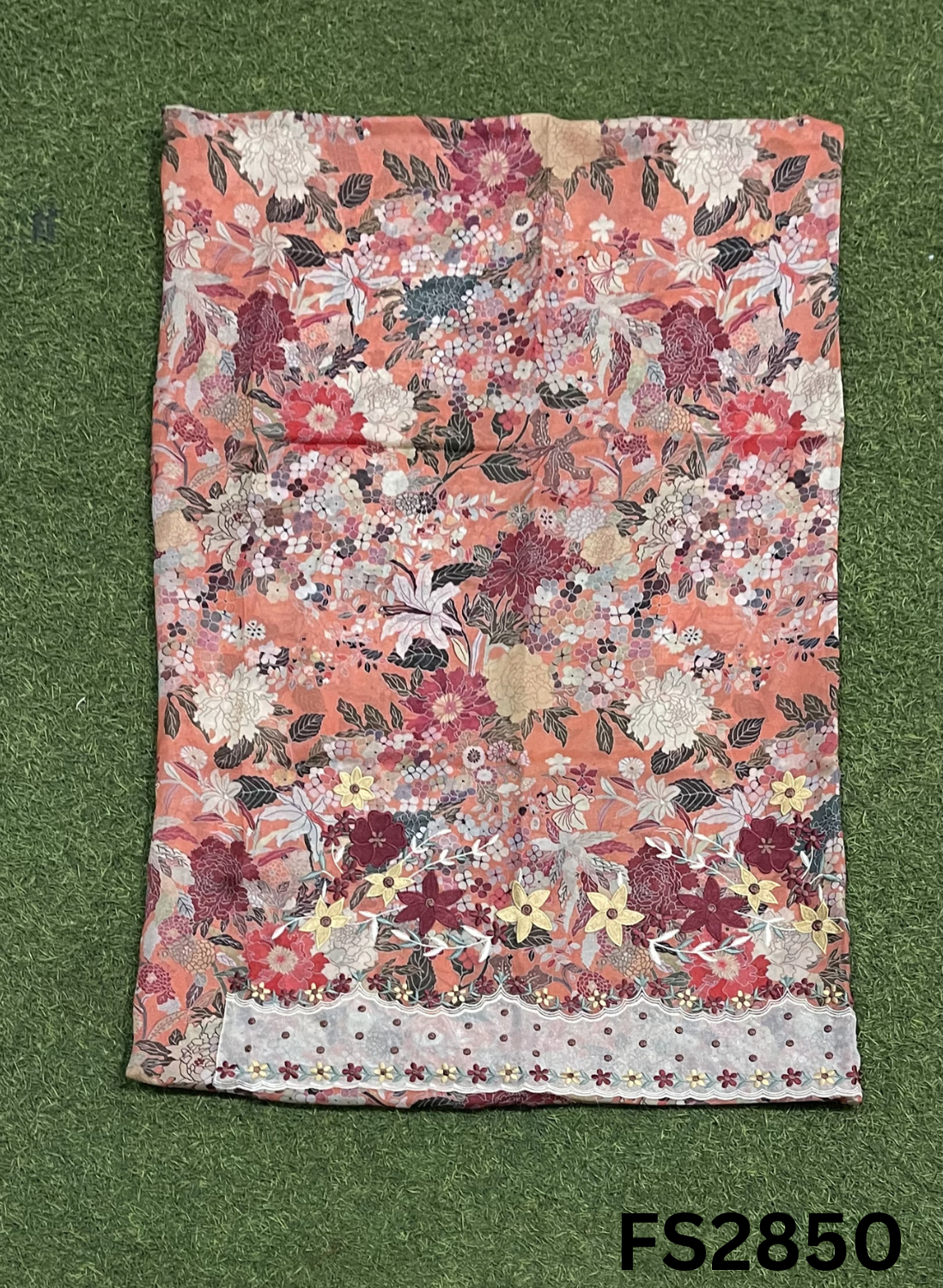 FS2850 | Twill Organza Suit | Party Wear | Wedding | Jaggo | Ring Ceremony | Festival