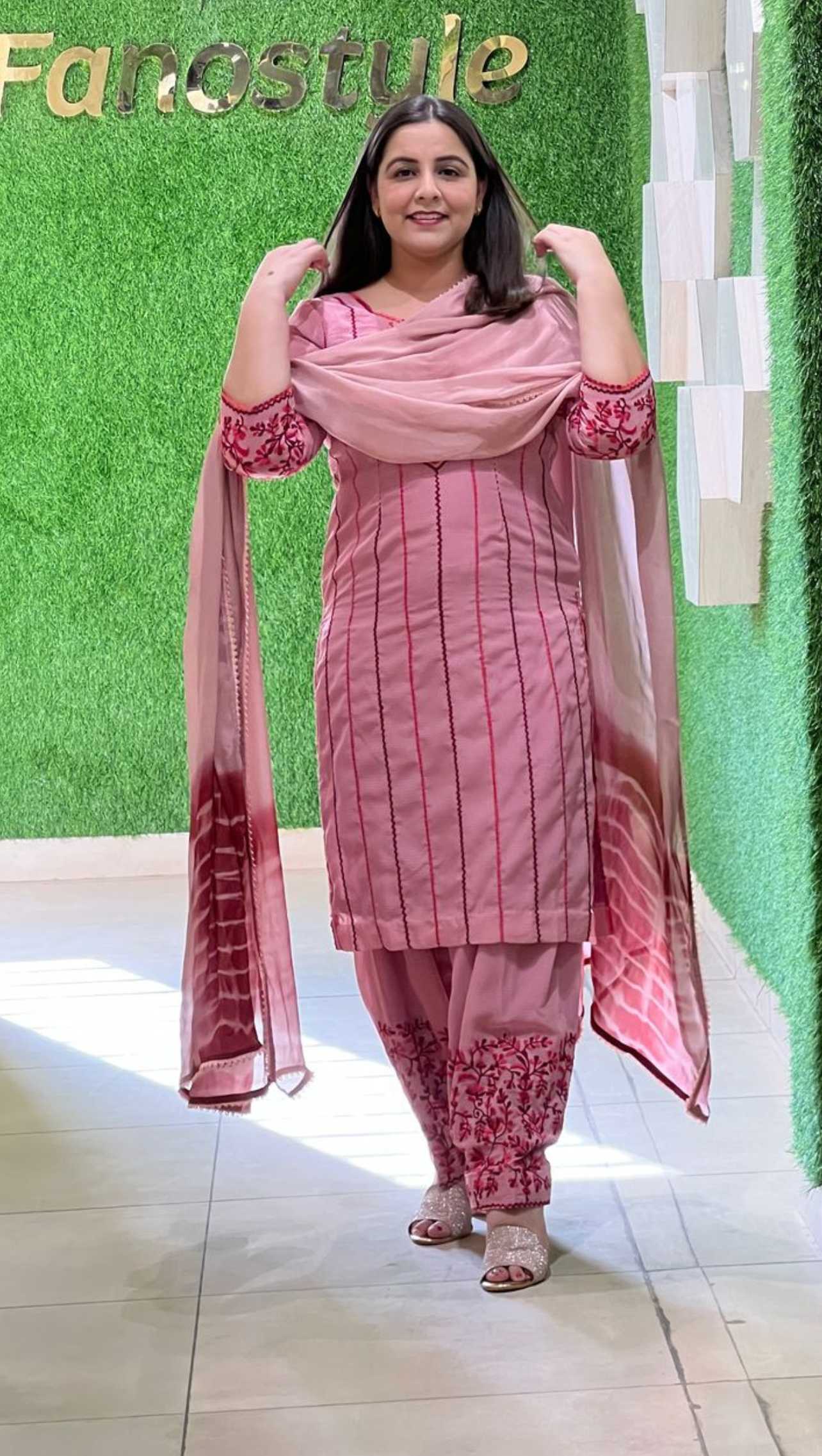 Georgette Suit | Party Wear | Wedding | Jaggo | Ring Ceremony | Festival | FS498