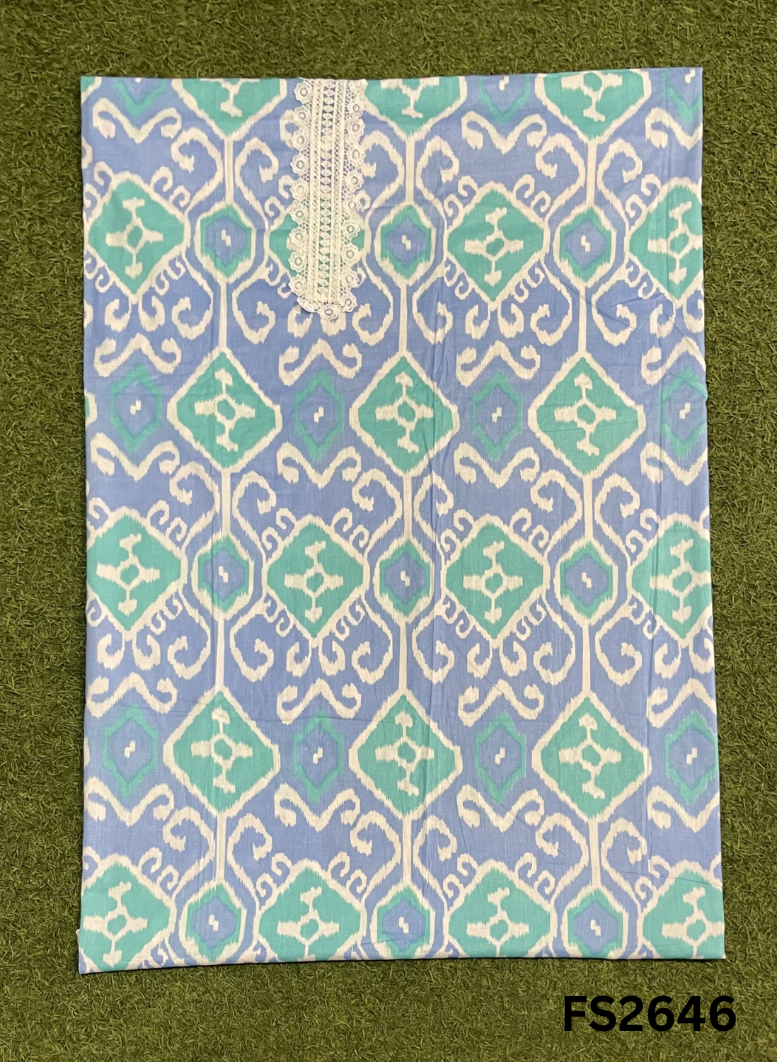 FS2646 | SKY BLUE | Cotton Suit | Casual wear | Summer Suits | Regular wear