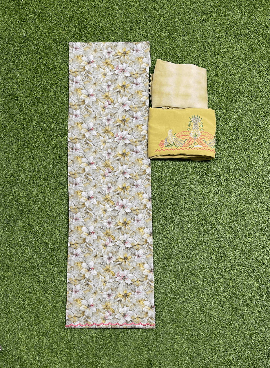 Light Mehandi | Cotton Suit | Casual wear | Summer Suits | Regular wear| FS437