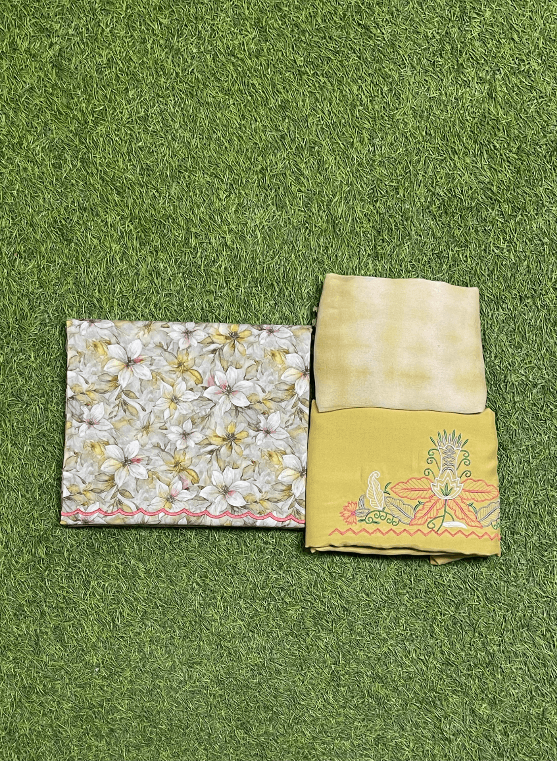 Light Mehandi | Cotton Suit | Casual wear | Summer Suits | Regular wear| FS437