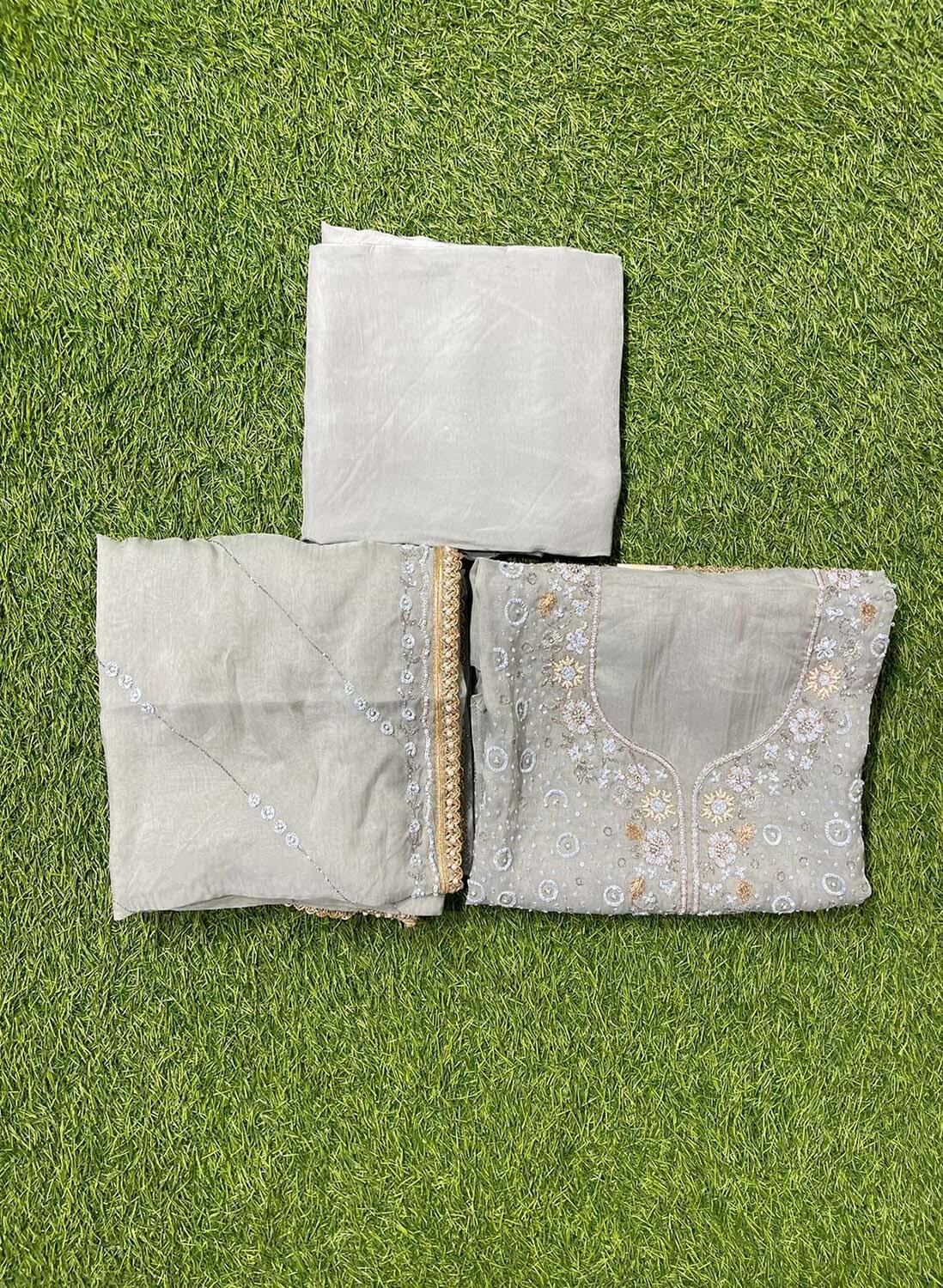 Organza Suit | Party Wear | Wedding | Jaggo | Ring Ceremony | Festival |