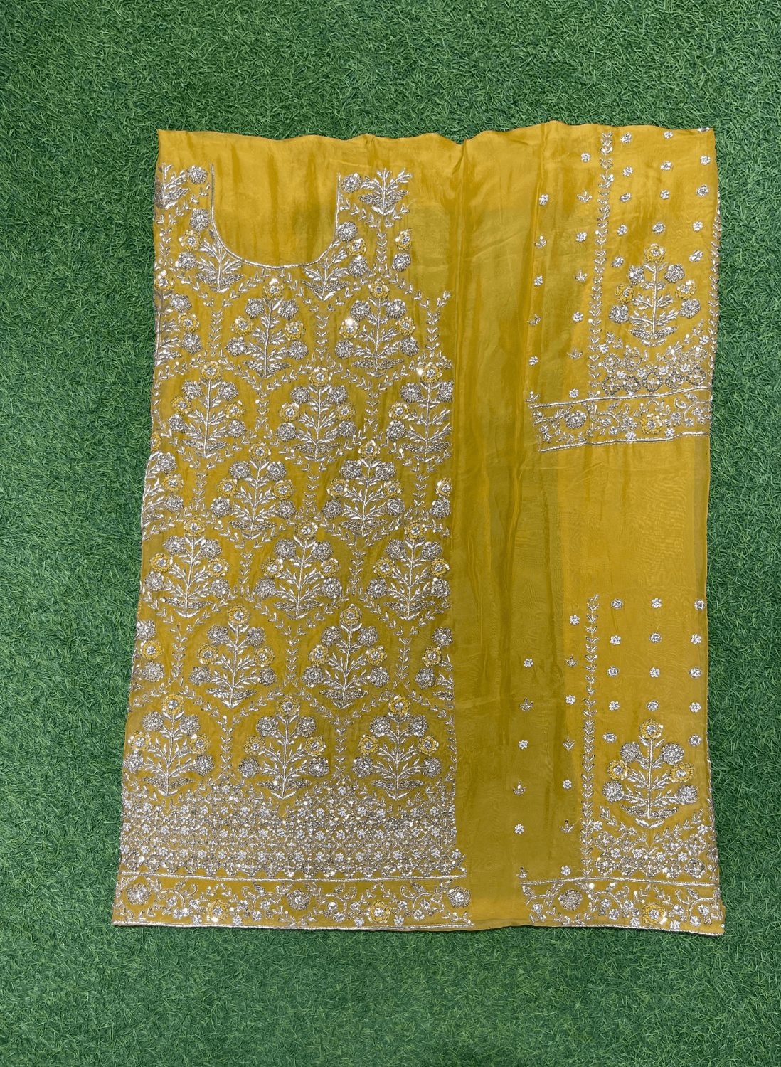 FS119 |Organza Suit | Party Wear | Wedding | Ring Ceremony | Festival | Bridal|