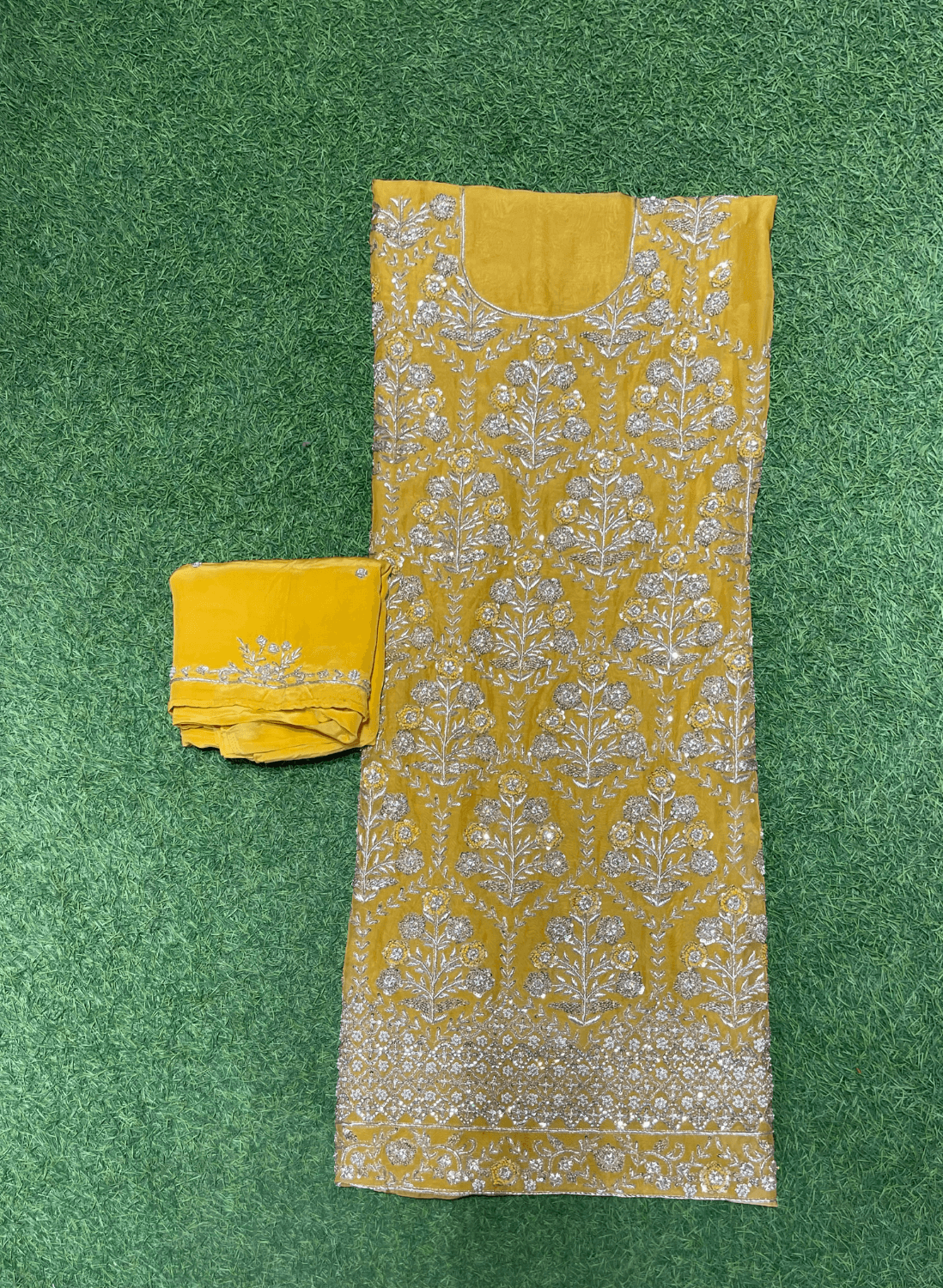 FS119 |Organza Suit | Party Wear | Wedding | Ring Ceremony | Festival | Bridal|