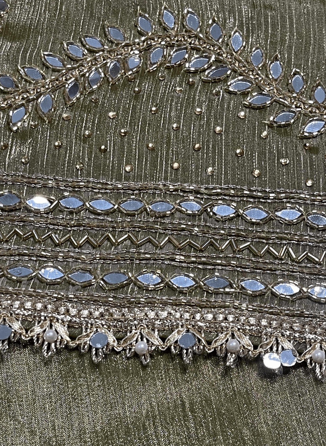 Glass Shimmer Suit | Party Wear | Wedding | Jaggo | Ring Ceremony | Festival|
