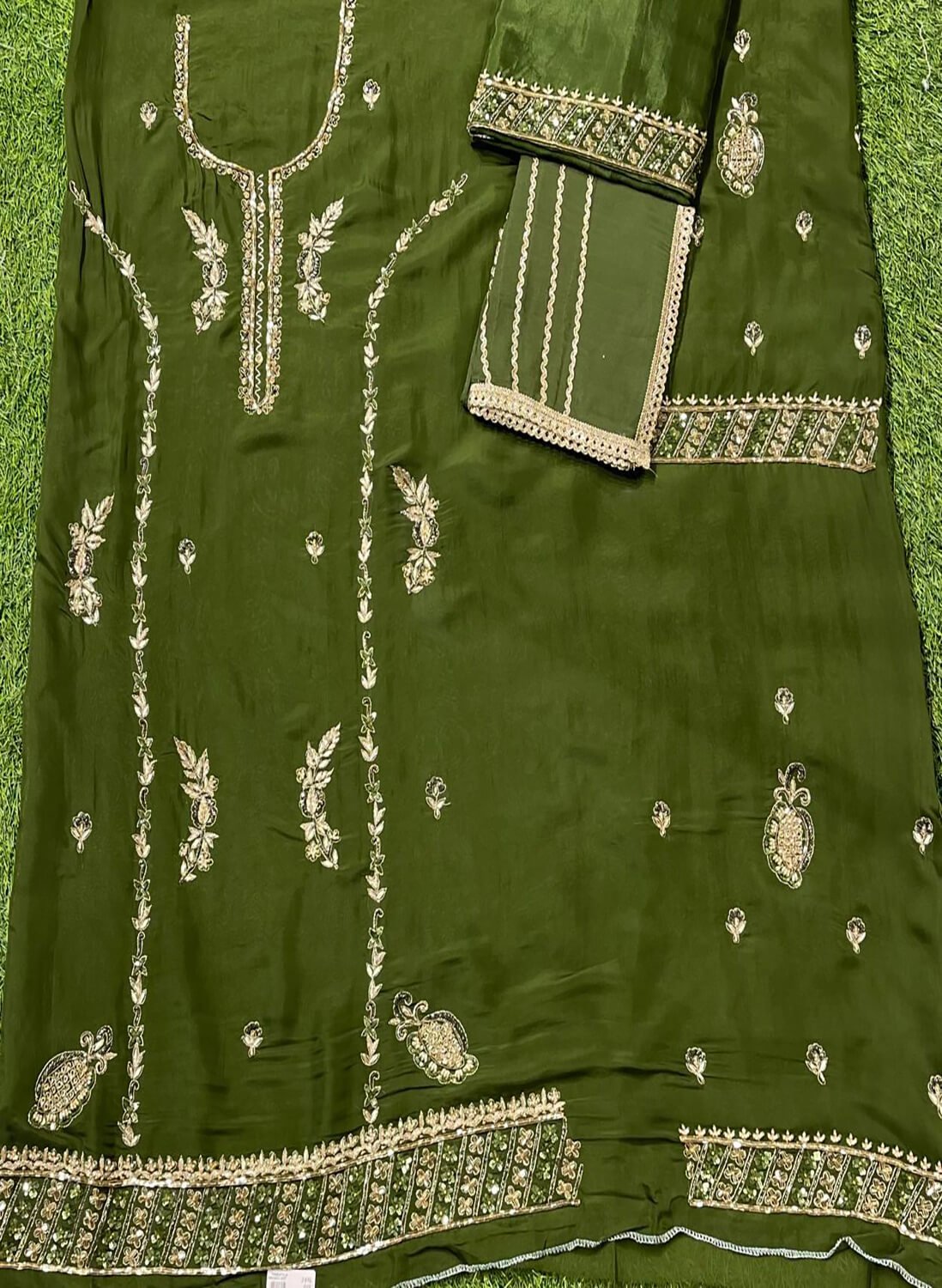 Organza Suit | Party Wear | Wedding | Jaggo | Ring Ceremony | Festival|