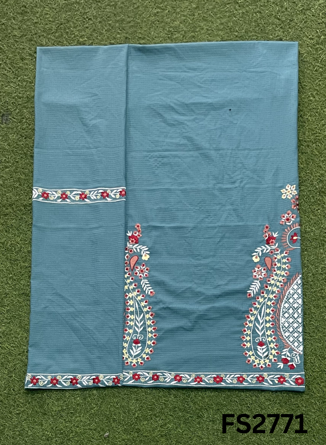 FS2771 | Check Muslin Suit | Casual wear | Summer Suits | Regular wear