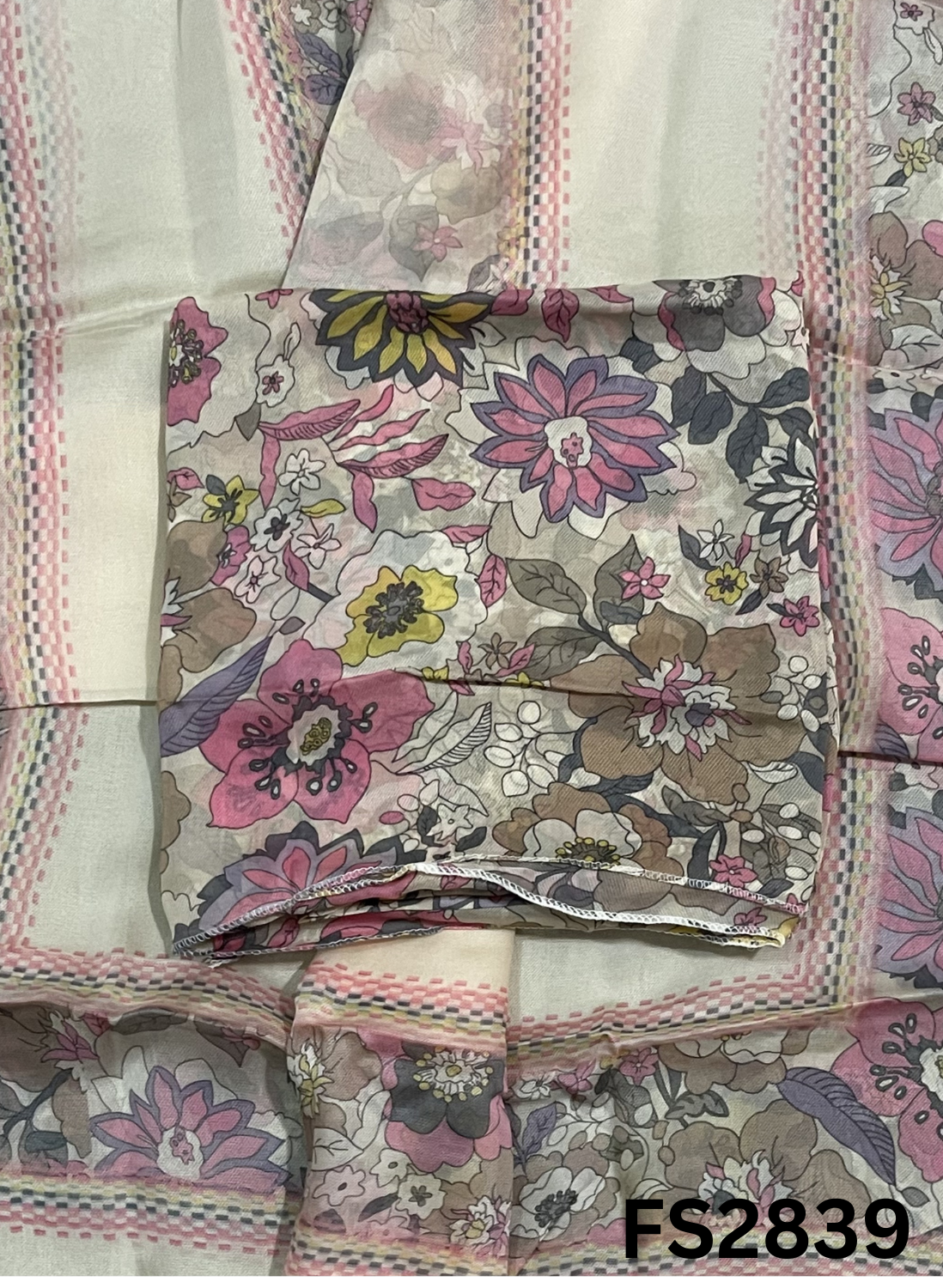 FS2839 | Twill Organza Suit | Party Wear | Wedding | Jaggo | Ring Ceremony | Festival