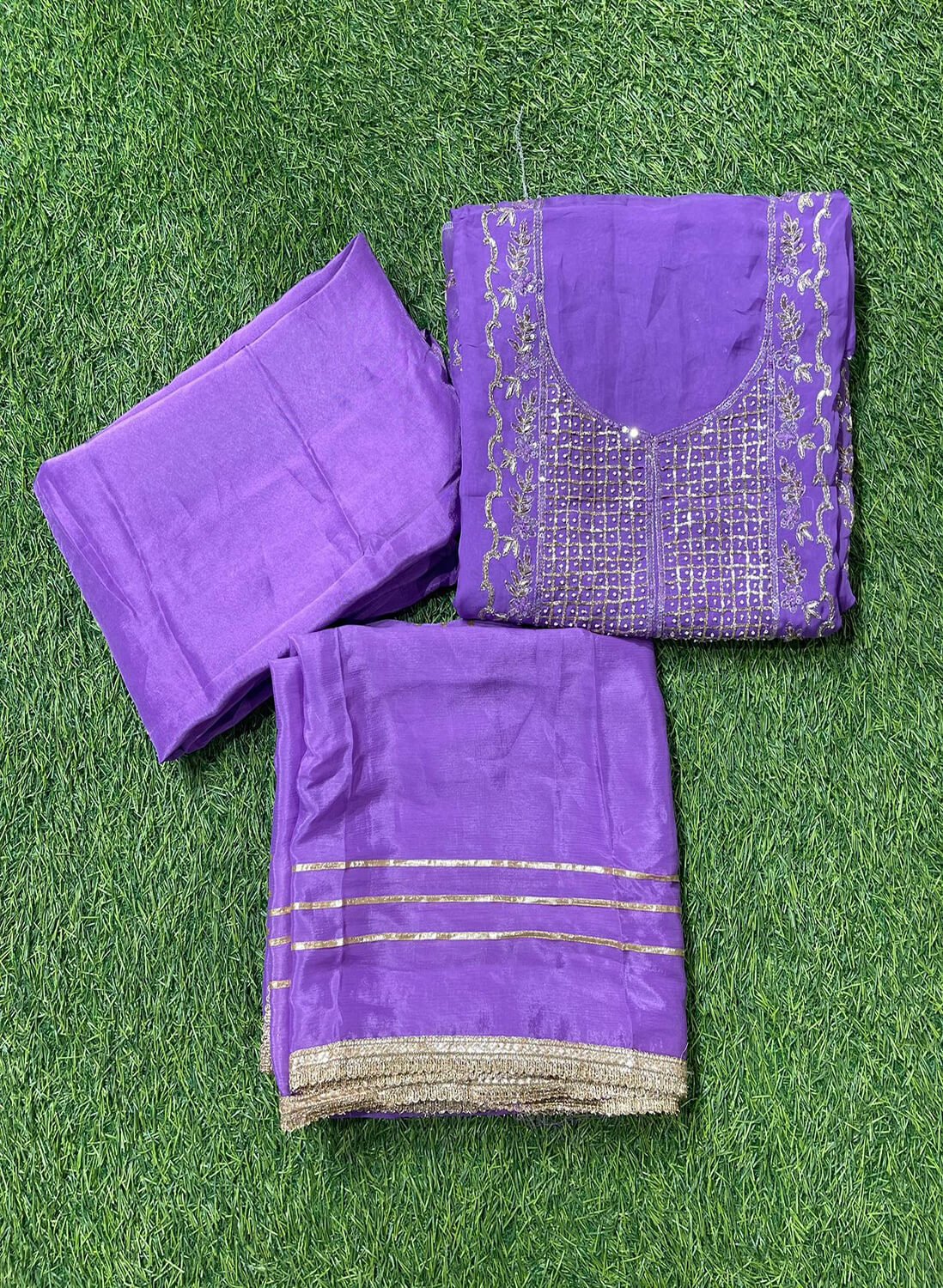 Organza Suit | Party Wear | Wedding | Jaggo | Ring Ceremony | Festival |