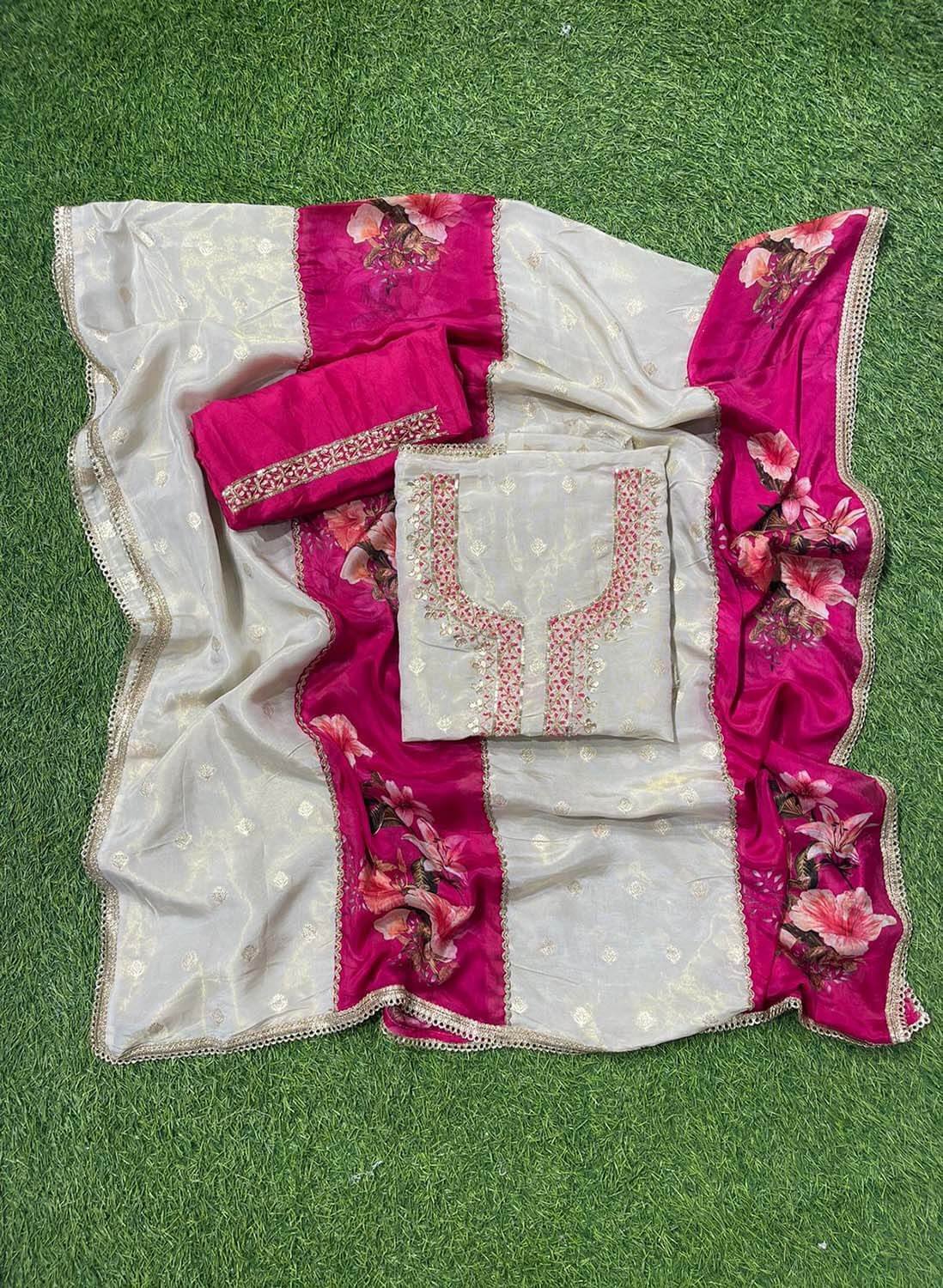 Shimmer Suit | Wedding | Party Wear | Jaggo | Ring Ceremony | Festival | Bridal |