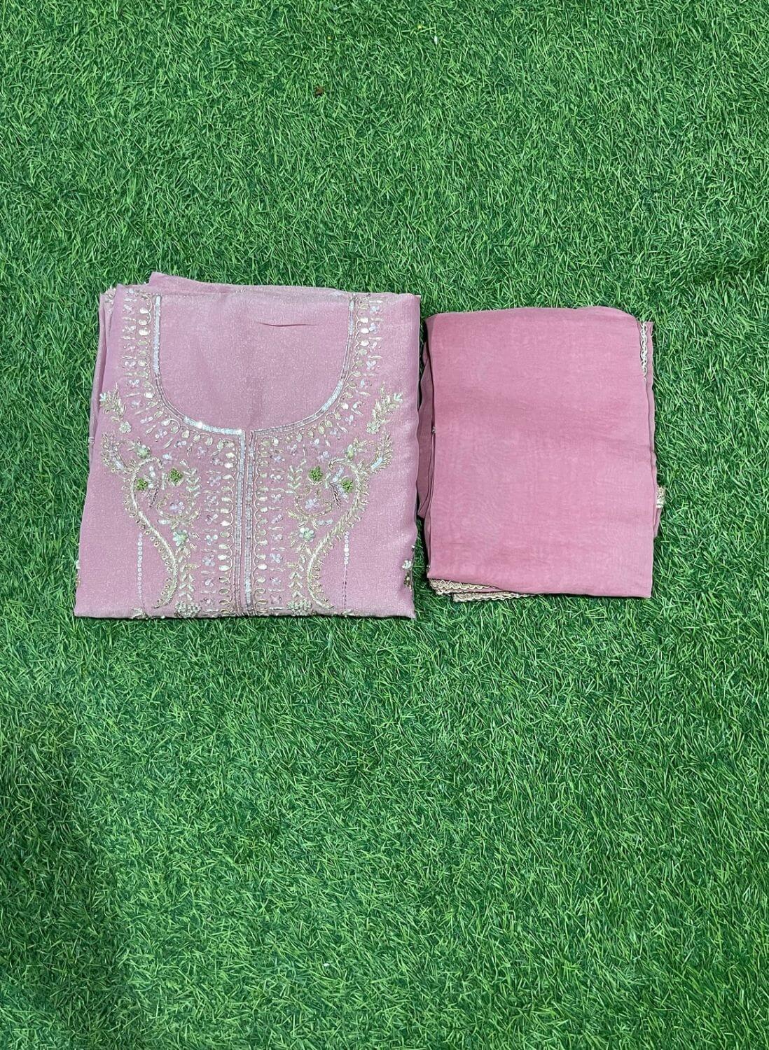Shimmer sky blue Suit | Party Wear | Wedding | Jaggo | Ring Ceremony | Festival |