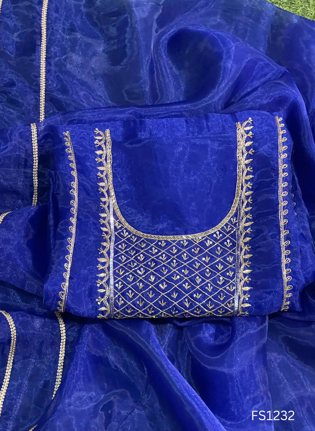 FS1232 | Royal Blue |Shimmer suit | Wedding | Party Wear | Jaggo | Ring Ceremony | Festival