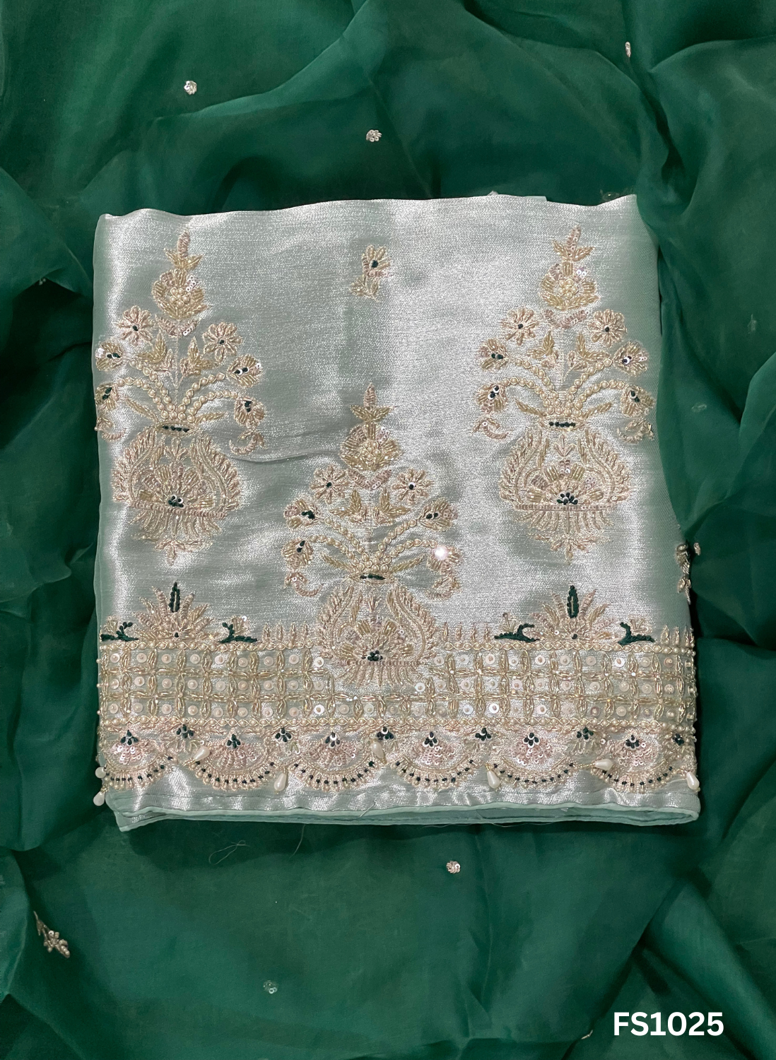 FS1025 | Pista | Shimmer Suit | Party Wear | Wedding | Jaggo | Ring Ceremony | Festival |