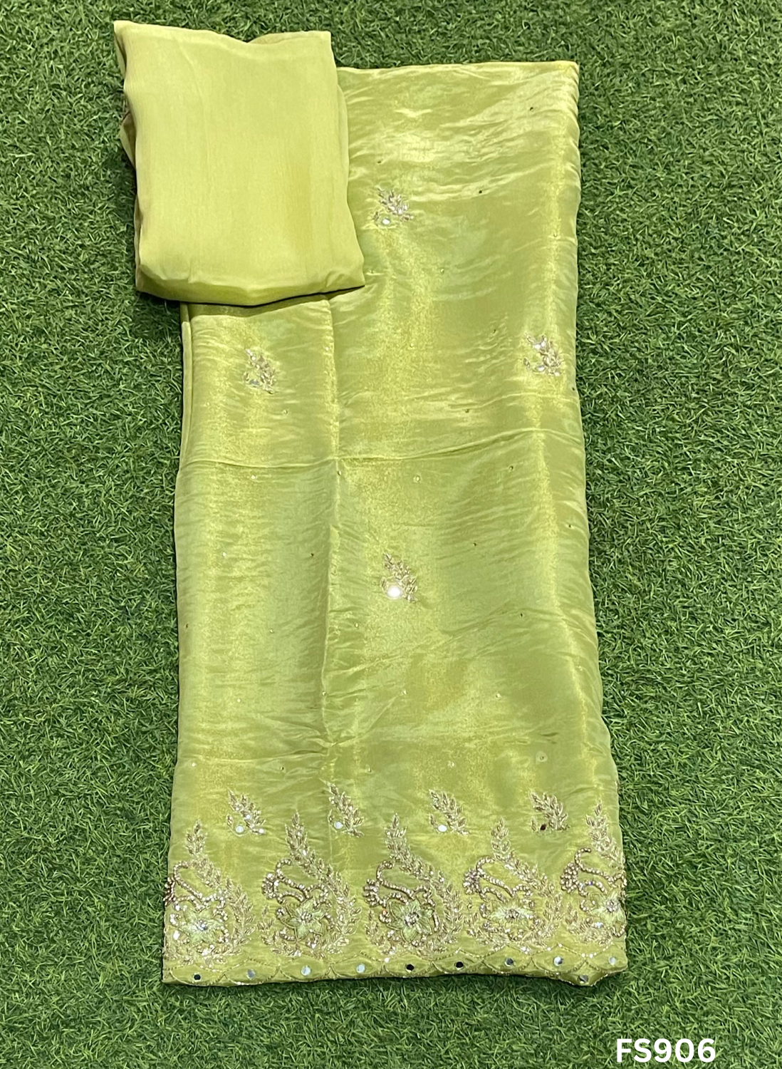 FS906 | Pista | Shimmer Suit | Party Wear | Wedding | Jaggo | Ring Ceremony | Festival
