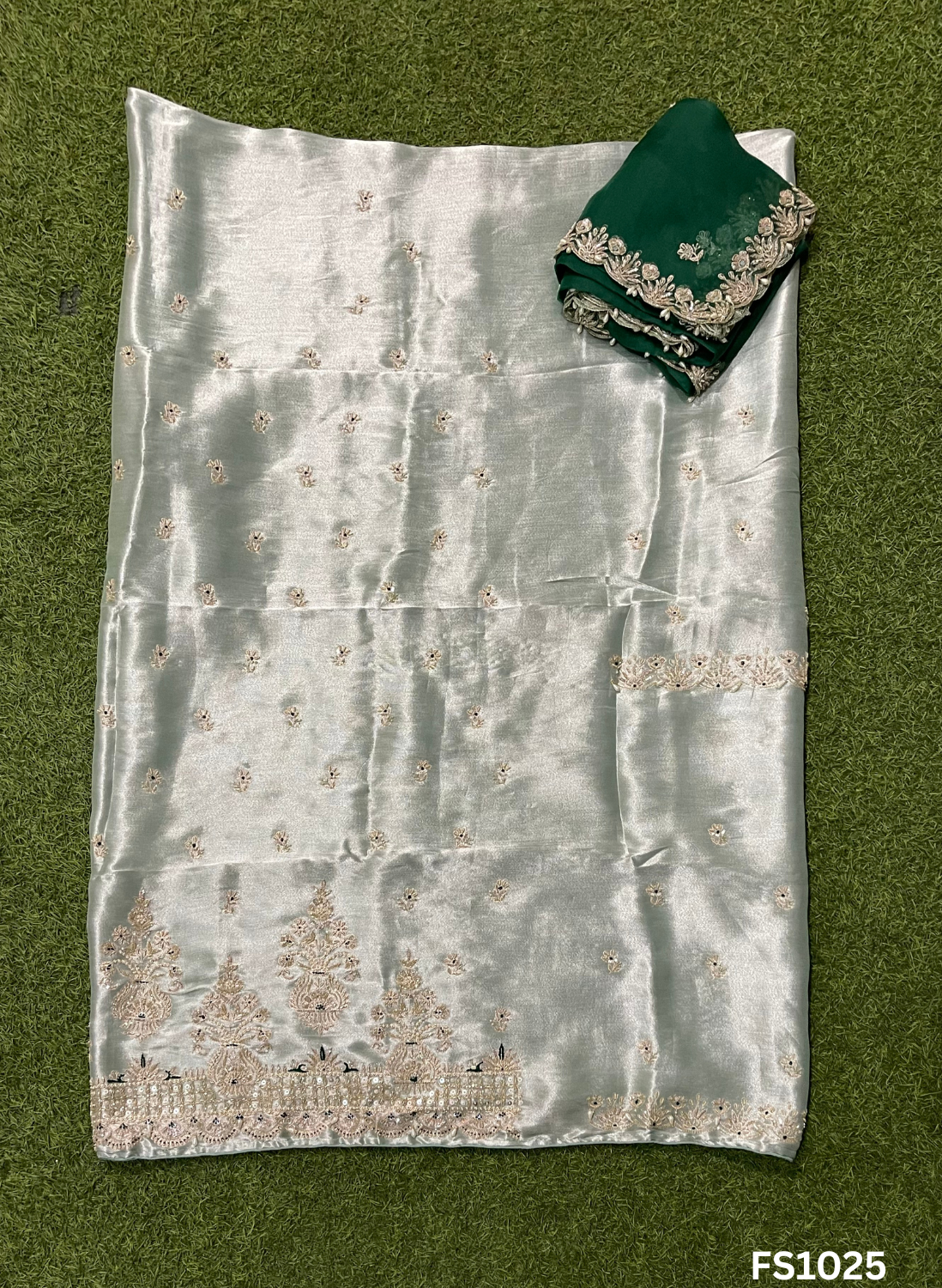 FS1025 | Pista | Shimmer Suit | Party Wear | Wedding | Jaggo | Ring Ceremony | Festival |