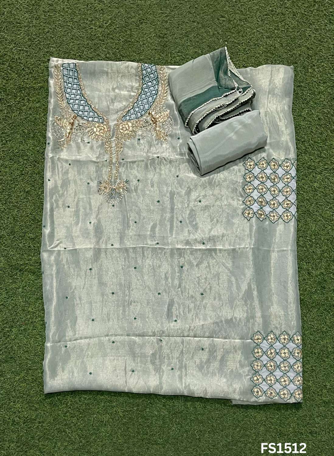 FS1512| Shimmer Suit | Party Wear | Wedding | Jaggo | Ring Ceremony | Festival| F9HCAA