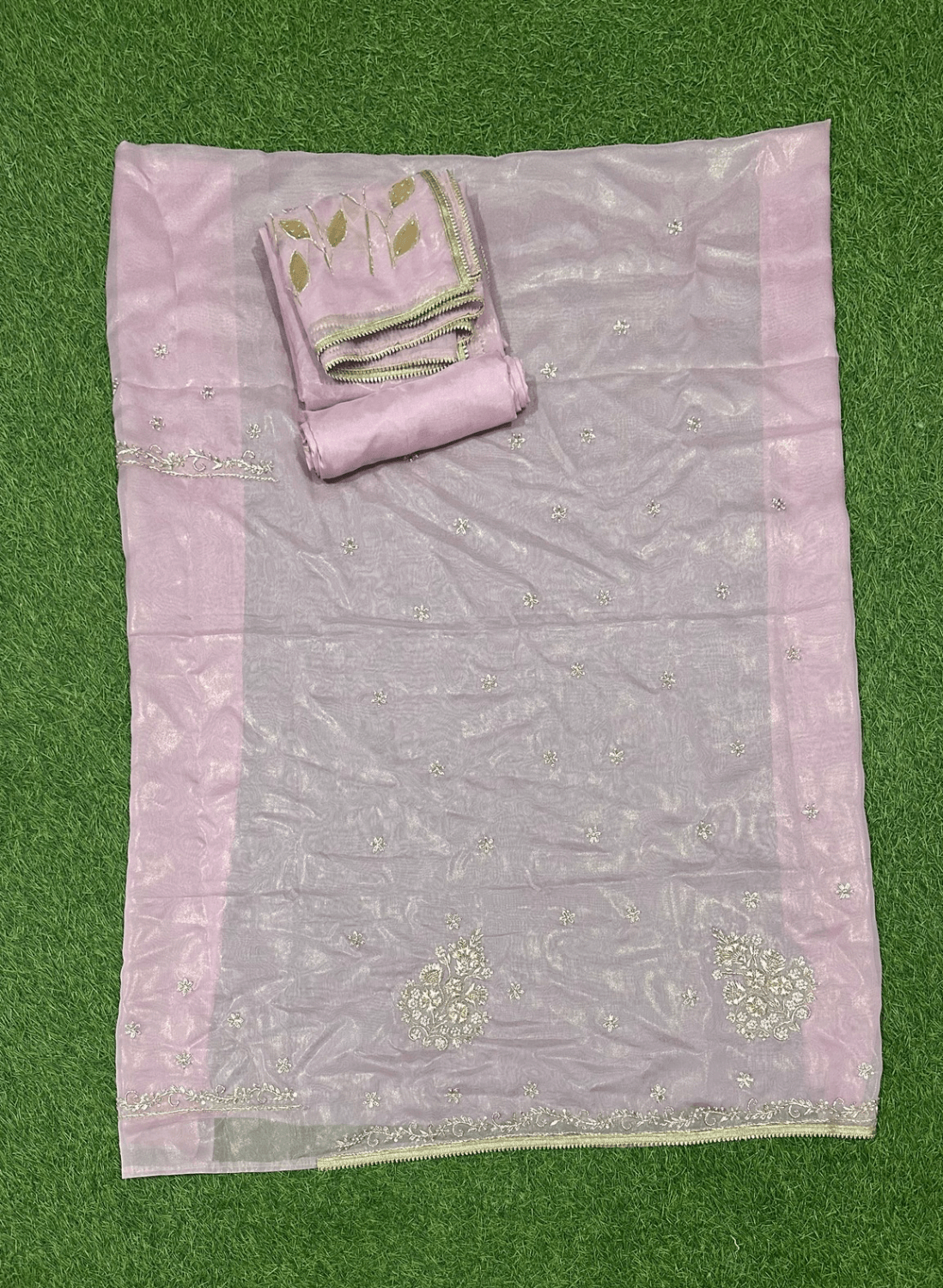 Shimmer baby pink Suit | Party Wear | Wedding | Jaggo | Ring Ceremony | Festival|