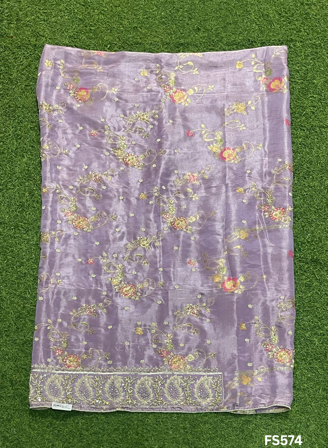 FS574 | Banarsi Shimmer Suit | Party Wear | Wedding | Jaggo | Ring Ceremony | Festival