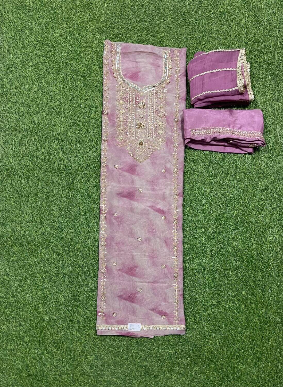 Purple Shimmer Suit | Party Wear | Wedding | Jaggo | Ring Ceremony | Festival |
