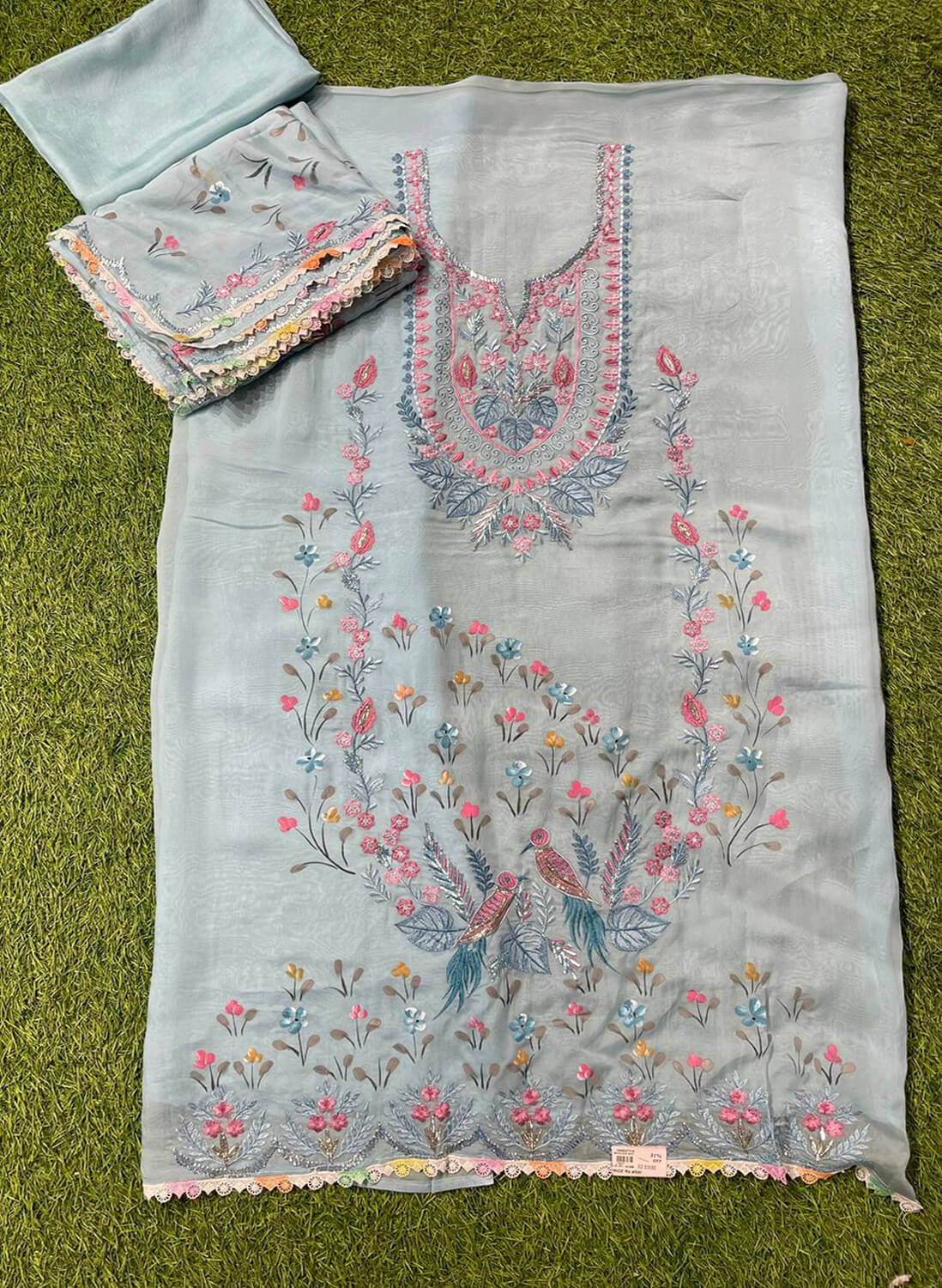 Organza Suit | Party Wear | Wedding | Jaggo | Ring Ceremony | Festival|