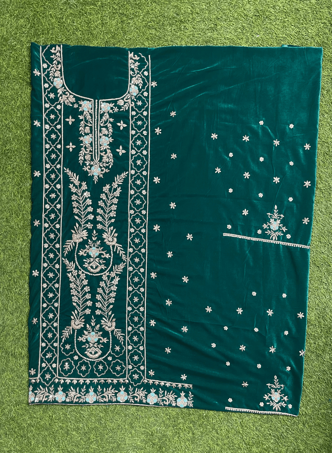 Velvet suite | Pure velvet | Wedding | Party Wear | Jaggo | Ring Ceremony | Festival | Allover|