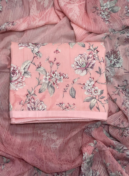 Baby Pink | Cotton Suit | Casual wear | Summer Suits | Regular | FS441