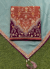 FS162 | Rust |Crush Shimmer Suit | Party Wear | Wedding | Jaggo | Ring Ceremony | Festival | F9JAAA